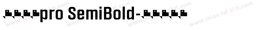小米兰享pro SemiBold字体转换